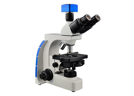 品質  Halogen Trinocular Phase Contrast Microscope 1000X Bright Field And Dark Field Microscopy 工場