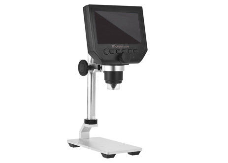 スクリーンLcd 600x3.6MP 8 LEDが付いているVGA Usbの顕微鏡はPCB修理をつける
