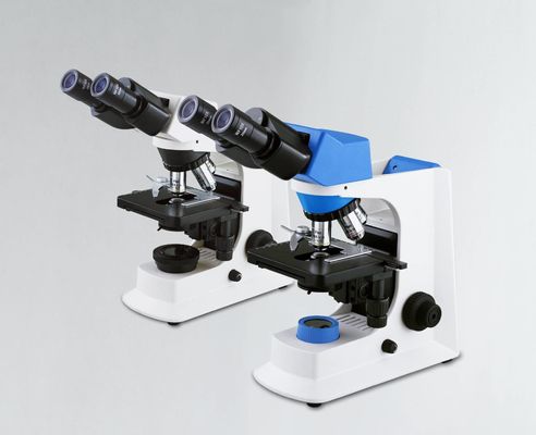 機械段階が付いているTrinocularの白い実験室の生物顕微鏡
