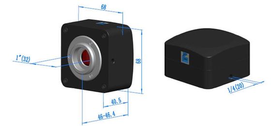 101.2 FPS Cmos USBの顕微鏡のカメラ640x480ハードウェア決断はピクセル3M及ぶ